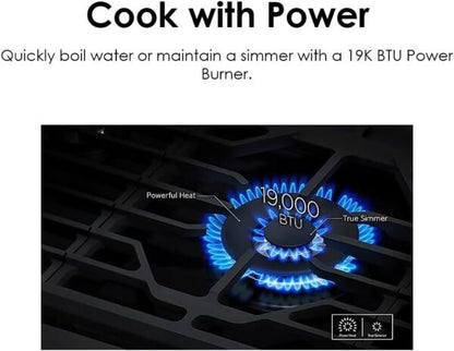 Samsung 36″ Gas Cooktop NA36N6555TS
