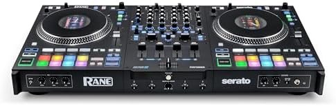 Rane PERFORMER 4-Channel Motorized DJ Controller, 7″ Platters with Displays, Precision Feel Faders, Stem Split, Advanced FX, Serato DJ Pro Included