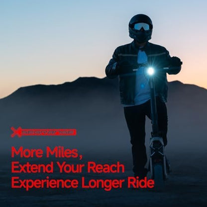 Segway SuperScooter GT3, 31 MPH w/ 45-Mile Long Range, 2400W Peak Motor, Dual Hydraulic Suspension, Self-Sealing Tires, Flash Charging Electric Scooter for Adults, UL 2272/2271 Certified, Gen3